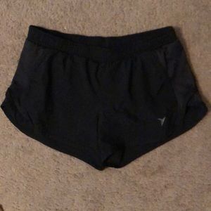 Black athletic shorts